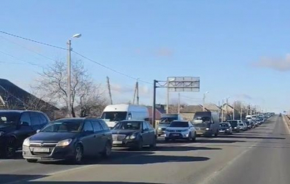 Trafic intensiv la vama Palanca si Giurgiulesti. Peste 28 000 de ucraineni au intrat in Moldova 