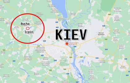 Un pod a fost detonat langa Kiev pentru a opri avansul militarilor rusi