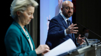 UE: Dorinta Ucrainei de a adera este legitima, dar urmeaza un drum lung. Ucraina apartine familiei noastre europene UE: Dorinta Ucrainei de a adera este legitima, dar urmeaza un drum lung. Ucraina apartine familiei noastre europene