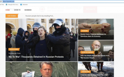 Site-ul Sputnik.com, spart de Anonymous. „Putin si Lukasenko si-au anuntat logodna” sau „Putin nu spune glume pentru ca nu stie” sunt doar cateva titluri puse de hackeri Site-ul Sputnik.com, spart de Anonymous. „Putin si Lukasenko si-au anuntat logodna” sau „Putin nu spune glume pentru ca nu stie” sunt doar cateva titluri puse de hackeri