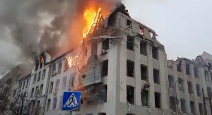 Militarii rusi au atacat Universitatea din orasul Harkov - VIDEO Militarii rusi au atacat Universitatea din orasul Harkov - VIDEO