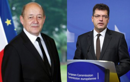Ministrul pentru Europa si afaceri externe al Republicii Franceze, Jean Yves Le Drian si comisarul european pentru gestionarea crizelor, Janez Lenarcic, vin astazi la Chisinau Ministrul pentru Europa si afaceri externe al Republicii Franceze, Jean Yves Le Drian si comisarul european pentru gestionarea crizelor, Janez Lenarcic, vin astazi la Chisinau