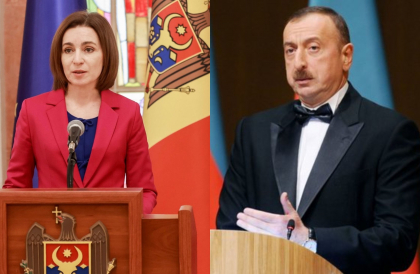 Maia Sandu a discutat cu presedintele Republicii Azerbaidjan, Ilham Aliyev, despre evolutiile din regiune si impactul crizei de securitate asupra Republicii Moldova 