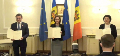 Ultima ora. Maia Sandu a semnat cererea de aderare a Republicii Moldova la UE