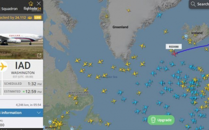Un avion din escadrila speciala a Kremlinului apare pe Flight Radar intr-o cursa Sankt Petersburg – Washington. Avionul e un model similar cu aeronava prezidentiala rusa