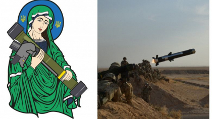 „Sfanta Javelin”, noua protectoare a Ucrainei. Cum a devenit o mema cu o arma antitanc simbolul rezistentei ucrainene in fata Rusiei „Sfanta Javelin”, noua protectoare a Ucrainei. Cum a devenit o mema cu o arma antitanc simbolul rezistentei ucrainene in fata Rusiei