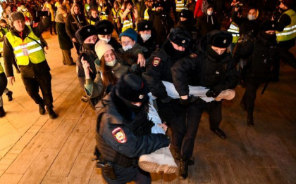 Presa ucraineana: Sunt programate noi mitinguri in Rusia, in ciuda a zeci de perchezitii in mai multe orase din tara