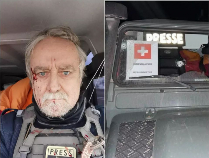 Jurnalist elvetian, atacat si „ranit de un comando rusesc” in Ucraina. El ar fi fost si jefuit, scrie presa ucraineana Jurnalist elvetian, atacat si „ranit de un comando rusesc” in Ucraina. El ar fi fost si jefuit, scrie presa ucraineana