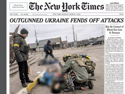 Fotografie explicita cu o familie ucisa de armata rusa, pe prima pagina in NY Times: „Imaginea ororii unui astfel de atac” Fotografie explicita cu o familie ucisa de armata rusa, pe prima pagina in NY Times: „Imaginea ororii unui astfel de atac”