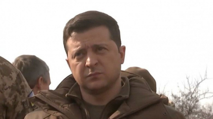 Zelenski acuza Rusia de „teroare asumata”: „Unde veti lovi cu armele chimice? La maternitatea din Mariupol? La biserica din Harkov?” Zelenski acuza Rusia de „teroare asumata”: „Unde veti lovi cu armele chimice? La maternitatea din Mariupol? La biserica din Harkov?”