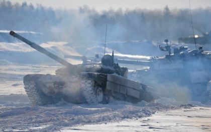 Armata franceza: Armata rusa se confrunta cu dificultati in special in domeniul logistic si al informatiilor. Terenul se dezgheata provocand trupelor probleme de mobilitate Armata franceza: Armata rusa se confrunta cu dificultati in special in domeniul logistic si al informatiilor. Terenul se dezgheata provocand trupelor probleme de mobilitate