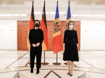 Presedinta Maia Sandu a discutat cu ministra Afacerilor Externe a Germaniei, Annalena Baerbock
Presedinta Maia Sandu a discutat cu ministra Afacerilor Externe a Germaniei, Annalena Baerbock