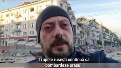Cernihov a ramas fara electricitate, apa si incalzire. Mesajul transmis de guvernatorul orasului din fata unui hotel distrus in atacuri - VIDEO
Cernihov a ramas fara electricitate, apa si incalzire. Mesajul transmis de guvernatorul orasului din fata unui hotel distrus in atacuri - VIDEO