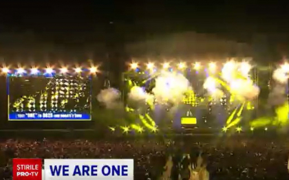 WE ARE ONE. Incasarile de 3,7 milioane de lei vor ajunge la Crucea Rosie. PROTV doneaza si banii din publicitate
WE ARE ONE. Incasarile de 3,7 milioane de lei vor ajunge la Crucea Rosie. PROTV doneaza si banii din publicitate