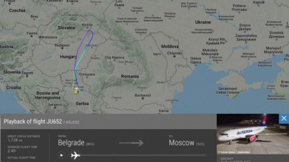 Avion Air Serbia in zbor spre Moscova, intors la Belgrad dupa o alerta cu bomba la bord Avion Air Serbia in zbor spre Moscova, intors la Belgrad dupa o alerta cu bomba la bord