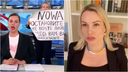 Marina Ovsiannikova, jurnalista care a protestat la televiziunea rusa: „As vrea sa simt ca acest sacrificiu nu a fost degeaba si ca oamenii isi vor deschide ochii"