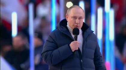 Ce a spus Vladimir Putin dupa ce transmisiunea discursului sau a fost intrerupta - VIDEO Ce a spus Vladimir Putin dupa ce transmisiunea discursului sau a fost intrerupta - VIDEO