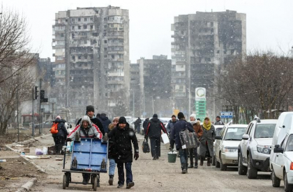 Aproape 40.000 de civili au reusit sa fuga din Mariupol, in ciuda luptelor