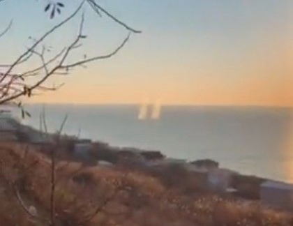 Armata Ucrainei sustine ca luni dimineata au fost trase focuri de artilerie care au cazut in apa, de-a lungul coastei Odesei - VIDEO