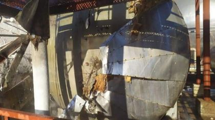 Scurgeri de amoniac foarte toxic la un combinat chimic din Sumi. Un rezervor cu capacitate de 50 de tone a fost avariat