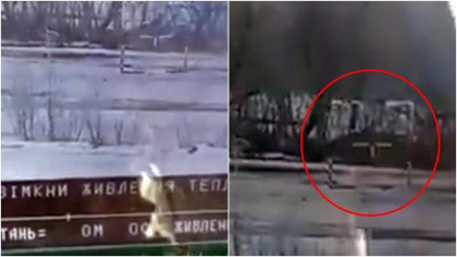 VIRAL. Soldat ucrainean isi face cruce inainte sa lanseze racheta antitanc: „Il vezi? Hai, la treaba. **** astia trebuie sa arda” - VIDEO