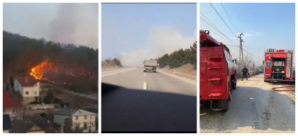 Circa 500 de incendii de vegetatie au izbucnit astazi pe teritoriul Republicii Moldova. Maia Sandu: "Solicit Parlamentului sa introduca sanctiuni mult mai dure"