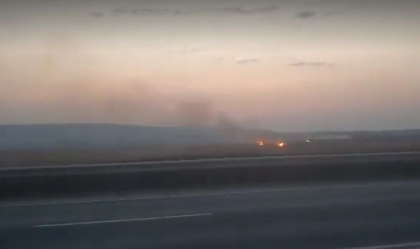 Incendiu de vegetatie la Orhei. Momentul in care un camp de la periferie este cuprins de flacari - VIDEO Incendiu de vegetatie la Orhei. Momentul in care un camp de la periferie este cuprins de flacari - VIDEO