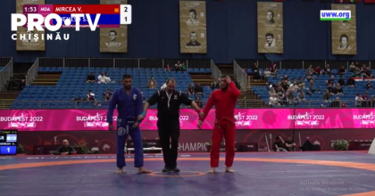 Luptatorul Valeriu Mircea a cucerit medalia de bronz la Campionatul European de Grappling