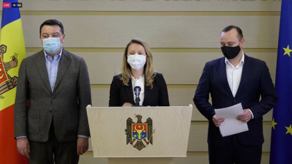 Fractiunea parlamentara a Blocului Comunistilor si Socialistilor au sustinut o conferita de presa