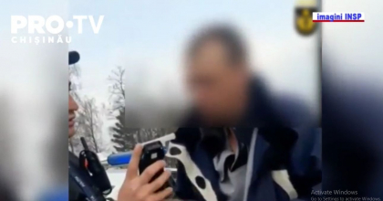 Un sofer din Edinet a urcat beat la volan si a ramas fara permis de conducere