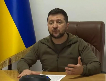 Zelenski, avertisment pentru cei care colaboreaza cu rusii in sudul Ucrainei si critici pentru "tacerea" Europei fata de catastrofa din Mariupol