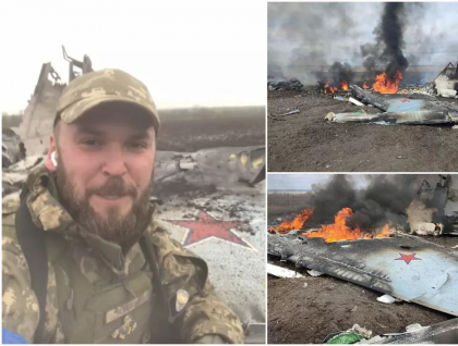 Cel mai nou si mai scump avion rusesc de lupta, doborat de apararea antiaeriana ucraineana - VIDEO Cel mai nou si mai scump avion rusesc de lupta, doborat de apararea antiaeriana ucraineana - VIDEO