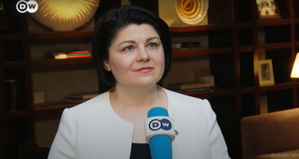 Natalia Gavrilita, interviu pentru Deutsche Welle: "Trebuie sa ne dezvoltam capacitatile foarte repede pentru a fi primiti in marea familie a Uniunii Europene" - VIDEO