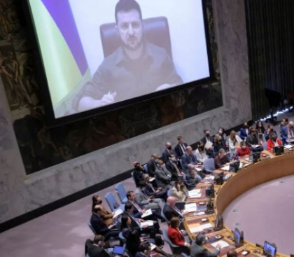Zelenski: " Rusia vrea sa transforme Ucraina in „sclavi tacuti" " Zelenski: " Rusia vrea sa transforme Ucraina in „sclavi tacuti" "