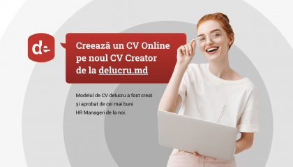 Un nou instrument util pe delucru.md: CV Creator GRATUIT