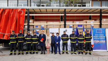 Un lot de echipamente individuale de protectie a fost donat Ministerului Sanatatii de catre Guvernul Republicii Cehiei