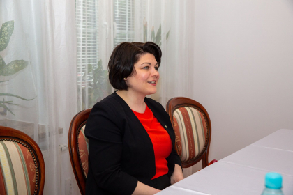 Prim-ministrul Natalia Gavrilita s-a intalnit cu diaspora din Polonia - FOTO