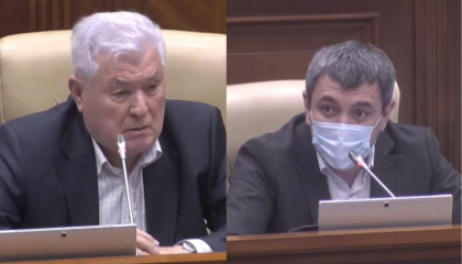 Discutii aprinse intre Voronin si Carp in cadrul sedintei Parlamentului: „Cred ca stiti mai multe ce s-a intamplat la data de 7 aprilie 2009 si cine va tradat” - VIDEO
