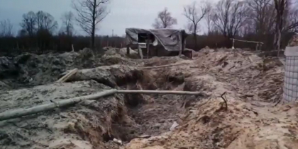 Cum arata transeele radioactive de la Cernobil in care s-au „adapostit” soldatii rusi - VIDEO