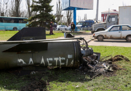 Una din rachetele care au lovit gara din Kramatorsk avea inscriptia „Pentru copii” - GALERIE FOTO
