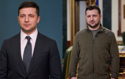 Adidasi comozi si imbracaminte in stil militar. Cum s-a schimbat garderoba lui Volodimir Zelenski de la inceputul razboiului - FOTO Adidasi comozi si imbracaminte in stil militar. Cum s-a schimbat garderoba lui Volodimir Zelenski de la inceputul razboiului - FOTO