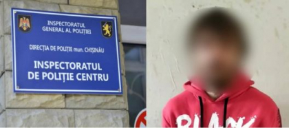 A spart geamul unei masini si a furat un rucsac si o barseta. Un barbat - retinut de politisti - VIDEO