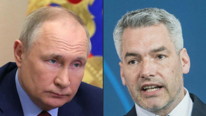 Cancelarul Austriei, dupa vizita la Putin: Am vrut sa il privesc in ochi si sa-l confrunt. Acum nu se poate sa renuntam la gazul rusesc Cancelarul Austriei, dupa vizita la Putin: Am vrut sa il privesc in ochi si sa-l confrunt. Acum nu se poate sa renuntam la gazul rusesc