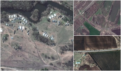 Noi imagini din satelit arata cum Rusia aduna trupe si echipamente militare in cel putin trei locuri de la granita cu Ucraina - FOTO Noi imagini din satelit arata cum Rusia aduna trupe si echipamente militare in cel putin trei locuri de la granita cu Ucraina - FOTO