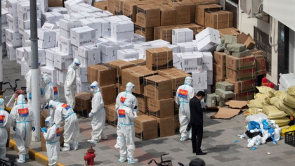Criza de covid din China risca sa afecteze lanturile de aprovizionare mai mult decat in primii doi ani ai pandemiei Criza de covid din China risca sa afecteze lanturile de aprovizionare mai mult decat in primii doi ani ai pandemiei