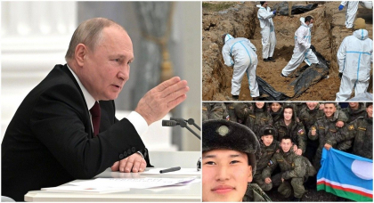 "Macelarii" din Bucha, decorati de Vladimir Putin. Puscasii Motorizati au fost premiati pentru "eroism, hotarare si curaj"