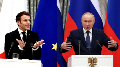 Macron spune ca a incetat dialogul cu Putin dupa masacrele descoperite in Ucraina