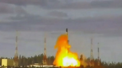 Rusia spune ca a testat cu succes racheta nucleara „Satan 2”. Putin ameninta din nou Occidentul Rusia spune ca a testat cu succes racheta nucleara „Satan 2”. Putin ameninta din nou Occidentul