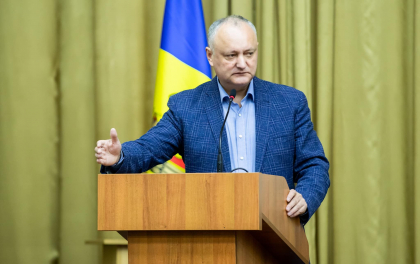 Igor Dodon: „Cei de la guvernare duc tara la o posibila implicare in conflictul militar din Ucraina” - FOTO Igor Dodon: „Cei de la guvernare duc tara la o posibila implicare in conflictul militar din Ucraina” - FOTO