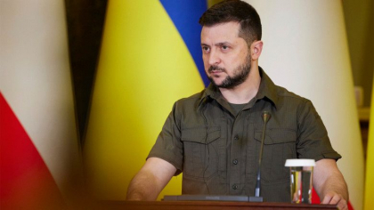 Zelenski acuza Rusia ca pregateste un referendum fals pentru independenta in regiunile Herson si Zaporojie Zelenski acuza Rusia ca pregateste un referendum fals pentru independenta in regiunile Herson si Zaporojie